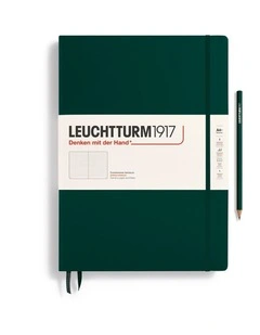 Notebook Hardcover Master Classic (A4 ), Dotted, 235 pages, Forest Green