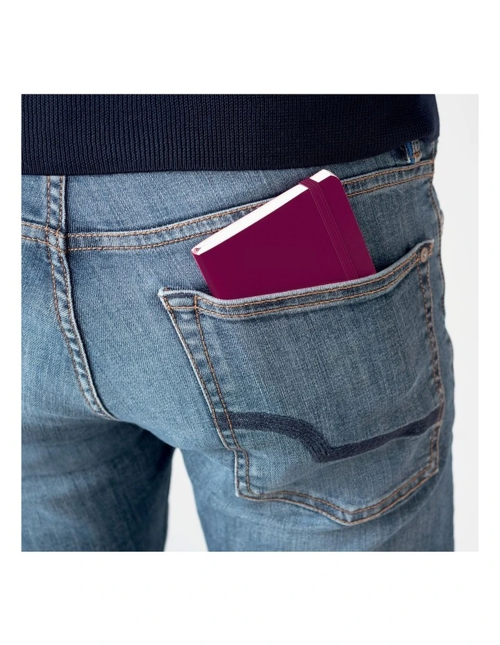 Notebook Softcover Pocket (A6), 123 pages, Ruled, Sage image 3