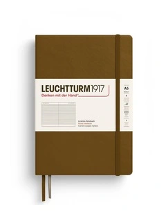 Notebook HC Medium (A5), 251 p, Ruled, Spice Brown