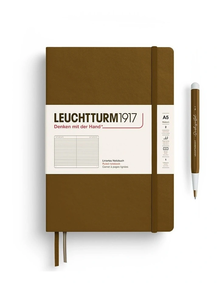 Notebook HC Medium (A5), 251 p, Ruled, Spice Brown image 2