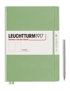 Notebook Hardcover Master Slim (A4 ), 123 pages, Plain, Sage