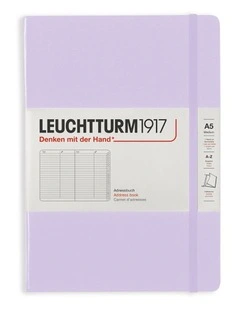 Address book, Medium (A5), Hardcover, Lilac
