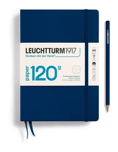 NNotebook 120g Edition Medium (A5), 230 pages, Dotted, Navy