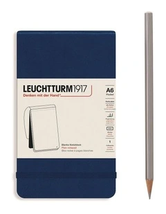Reporter Notepad Pocket, Navy, Plain