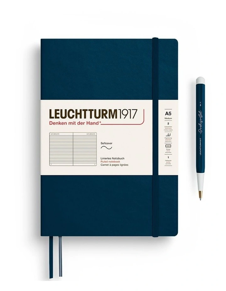 Notebook SC Medium (A5), 123 p, Ruled, Deep Sea image 2