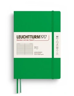 Notebook SC Medium (A5), 123 p, Ruled, Spring Leaf