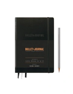 Bullet Journal Edition 2 Medium (A5), 120g/m paper, 206 p, Black