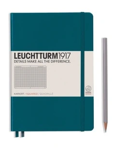 Notebook Medium (A5) SQUARED - PACIFIC GREEN