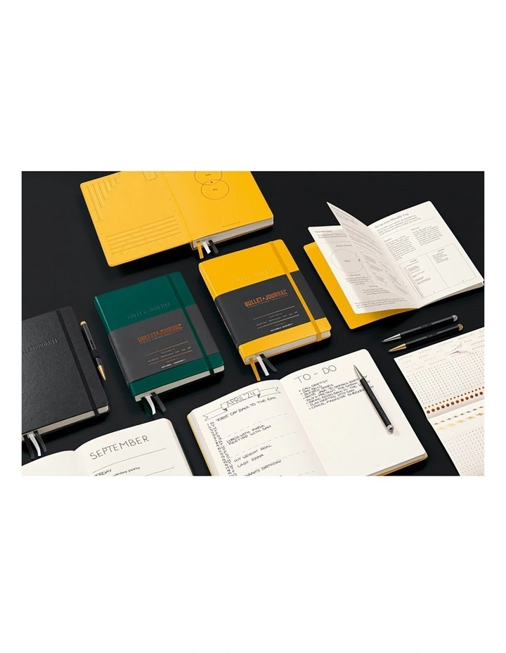 Bullet Journal Edition 2, Medium (A5), Hardcover, Yellow24 image 2