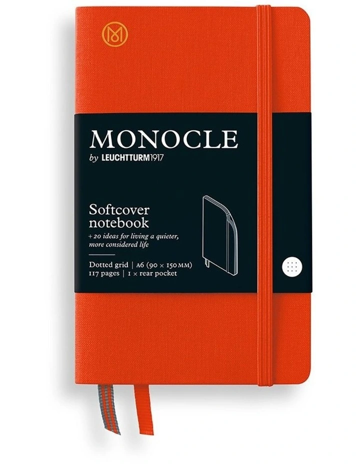 Monocle Pocket (A6), Softcover, 128 numbered pages, dotted Mandarin image 1