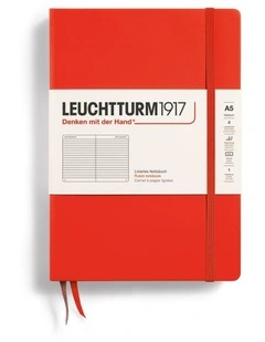 Notebook Hardcover Medium (A5), 251 Pages, Ruled Lobster