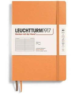 Notebook Softcover Medium (A5), 123 Pages, Ruled Apricot