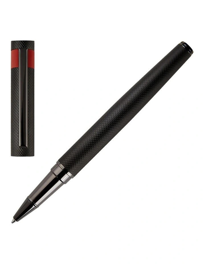 Hugo Boss Loop Diamond Black Rollerball Pen image 1