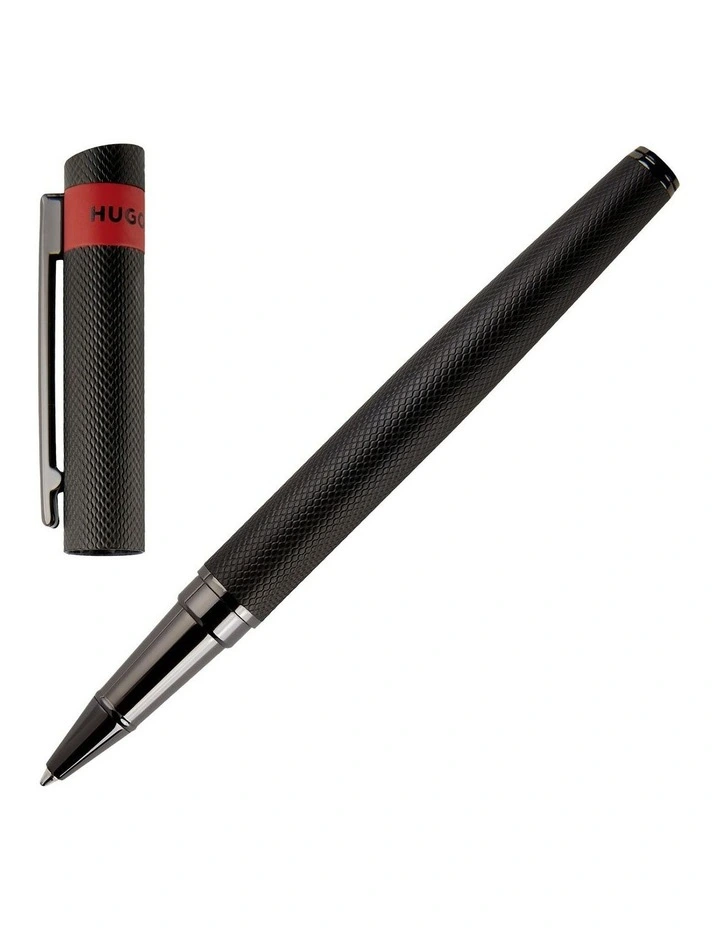 Hugo Boss Loop Diamond Black Rollerball Pen image 2
