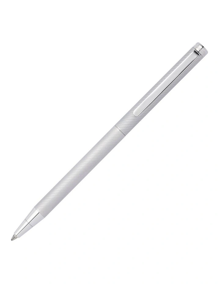 Hugo Boss Thin Ballpoint Pen Cloud Chrome image 1