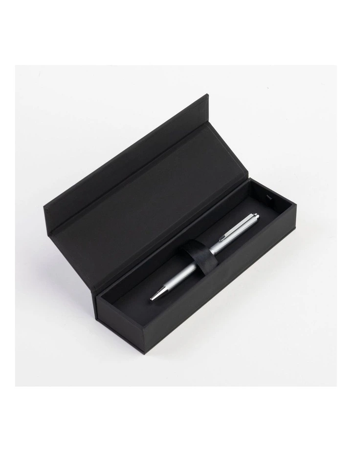 Hugo Boss Thin Ballpoint Pen Cloud Chrome image 4