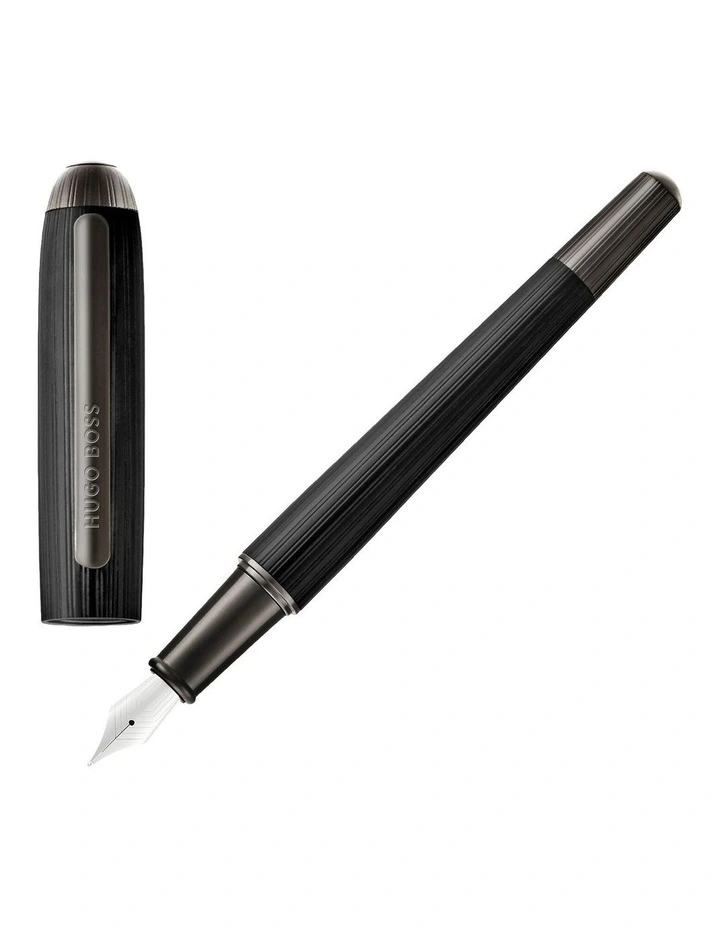 Hugo Boss Contour Pinstripe Fountain Pen image 1