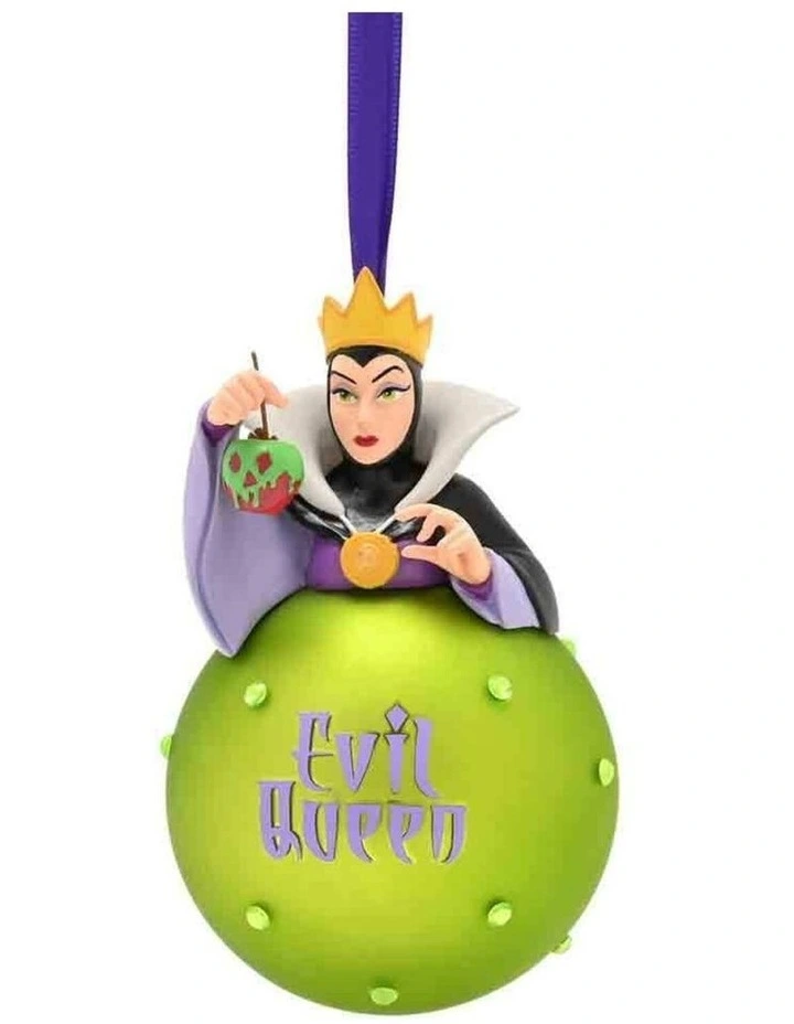 Christmas Evil Queen On Glass Bauble in Multi image 1