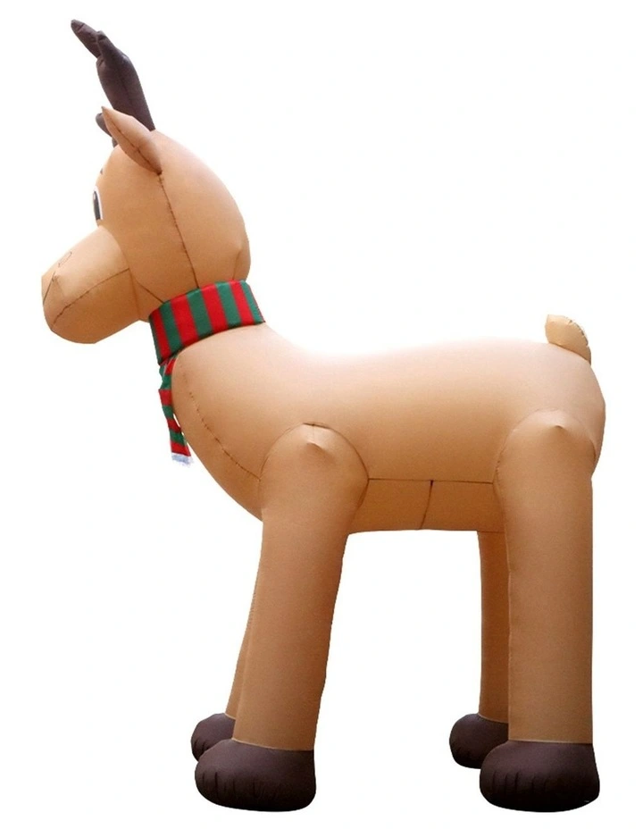 Christmas Inflatable Reindeer Illuminated Decorations 5M in Brown image 7