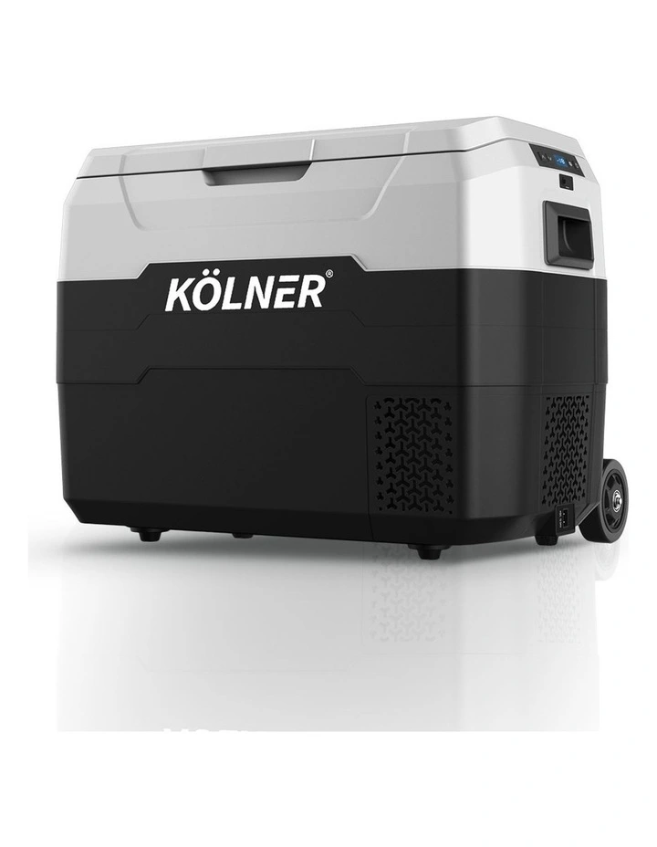 Kolner 40L Portable Fridge Cooler Freezer Refrigerator w/ Trolley image 2
