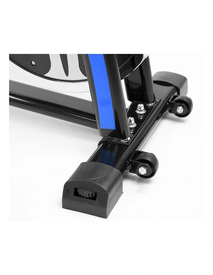 Home Gym Flywheel Exercise Spin Bike - Blue image 2