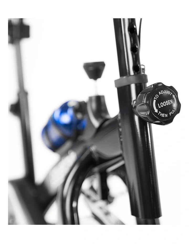 Home Gym Flywheel Exercise Spin Bike - Blue image 3