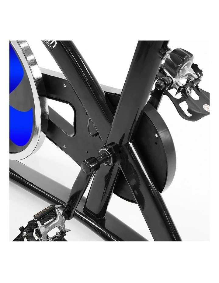 Home Gym Flywheel Exercise Spin Bike - Blue image 6