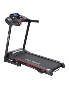 Powertrain V30 Foldable Treadmill 420mm Running Belt 14.8kmh Speed 3 Level Incline12 Programs