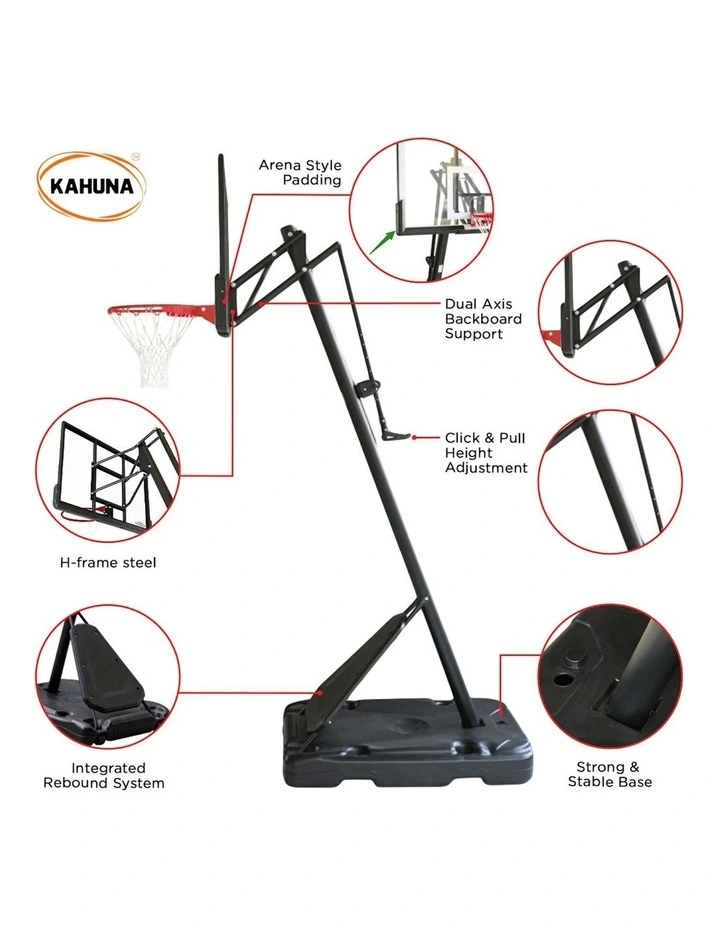 Portable Basketball Hoop System 2.3 to 3.05m for Kids & Adults image 3