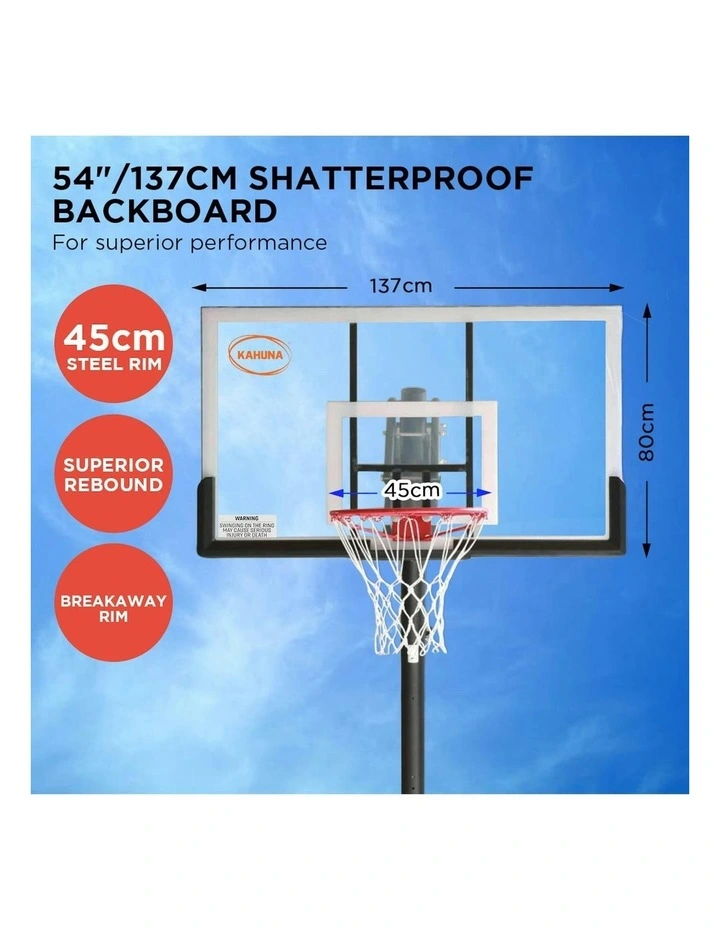 Portable Basketball Hoop System 2.3 to 3.05m for Kids & Adults image 7