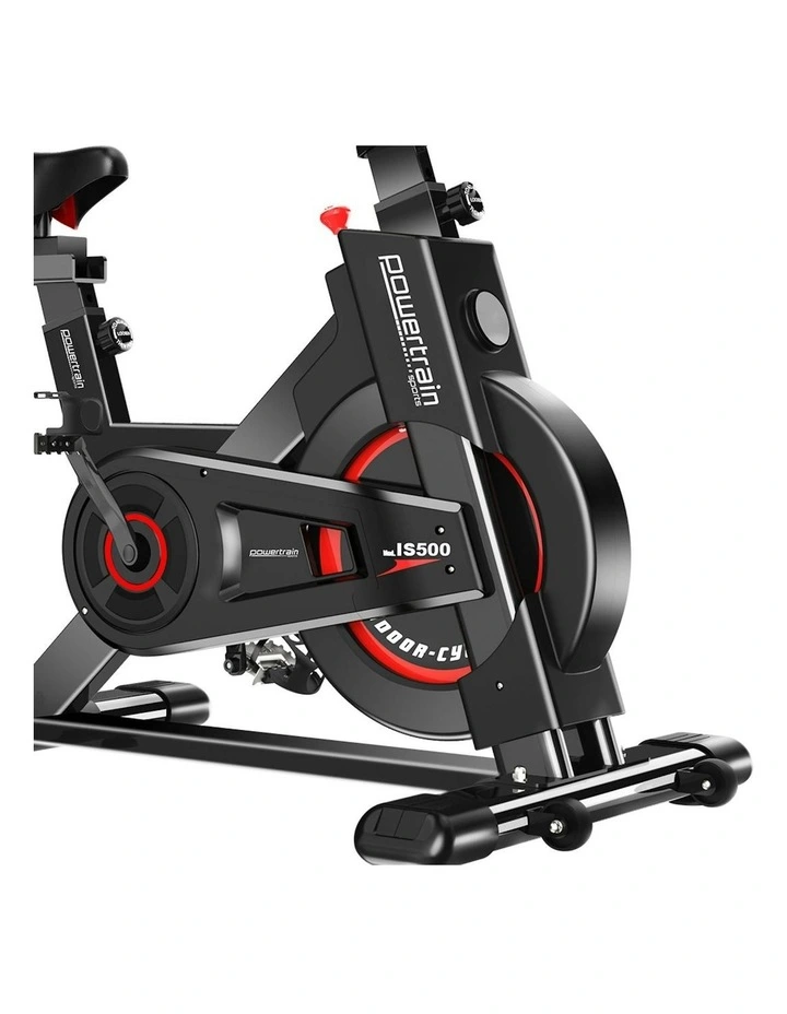 Powertrain IS-500 Heavy-Duty Exercise Spin Bike Electroplated - Black image 4