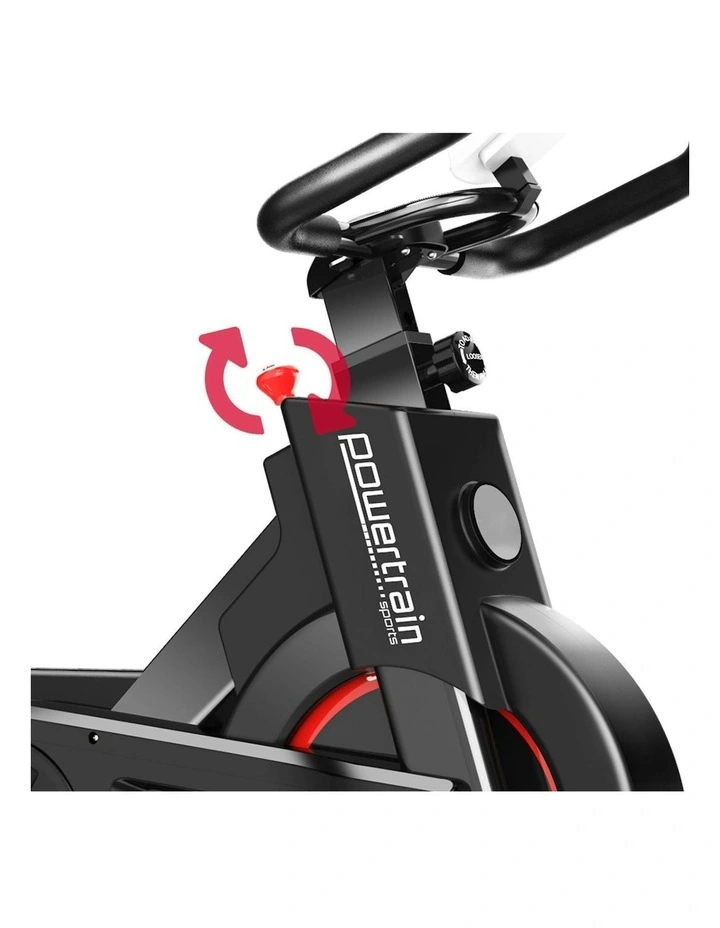 Powertrain IS-500 Heavy-Duty Exercise Spin Bike Electroplated - Black image 5