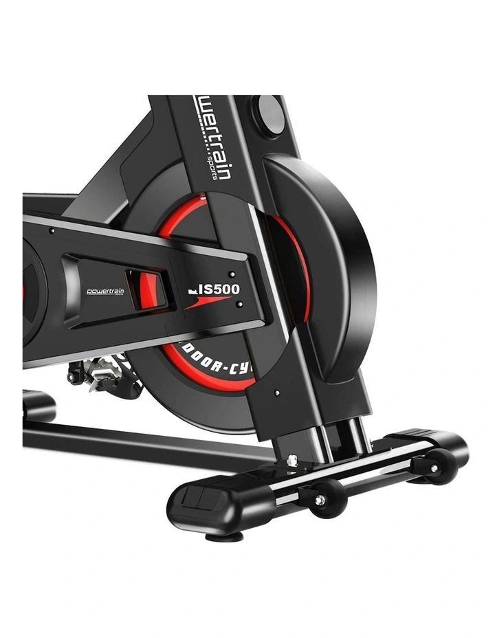 Powertrain IS-500 Heavy-Duty Exercise Spin Bike Electroplated - Black image 7