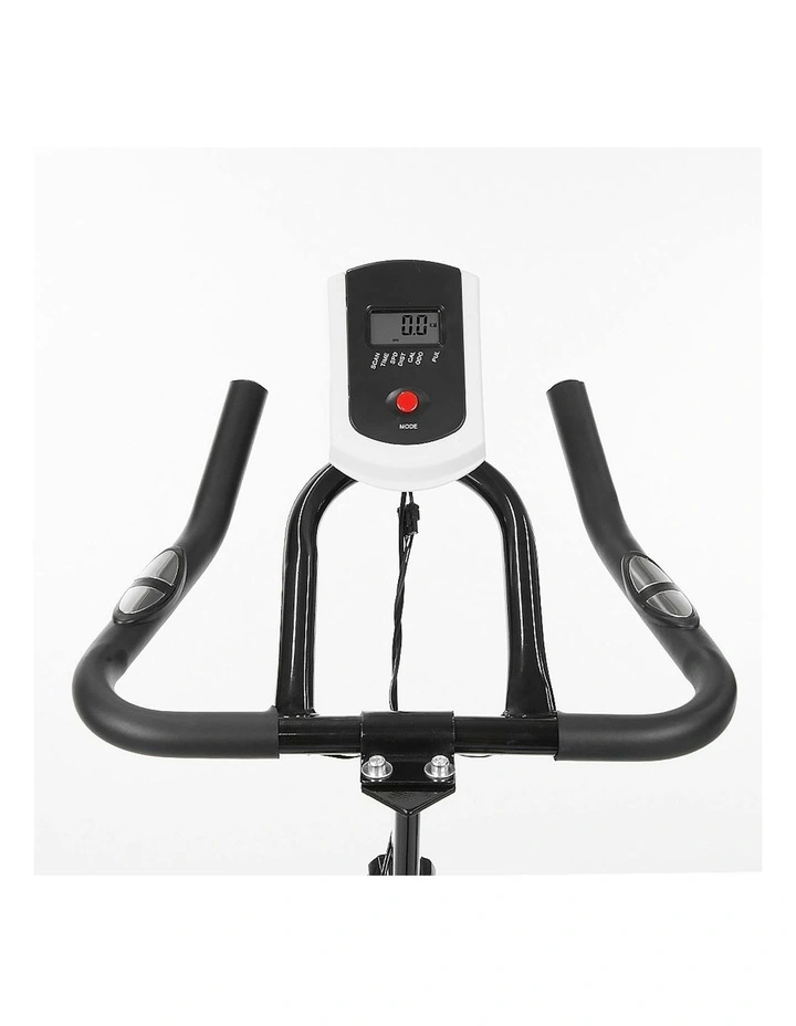 Powertrain Home Gym Flywheel Exercise Spin Bike - Black image 2