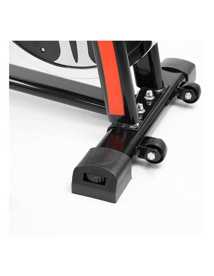 Powertrain Home Gym Flywheel Exercise Spin Bike - Black image 7