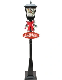 Christabelle 1.8m Christmas Lamp Post Outdoor Display Decoration LED Lights Front Yard Lawn Statue