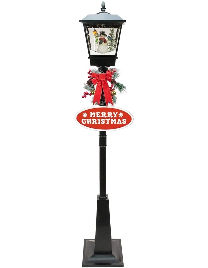 Christabelle 1.8m Christmas Lamp Post Outdoor Display Decoration LED Lights Front Yard Lawn Statue image 1