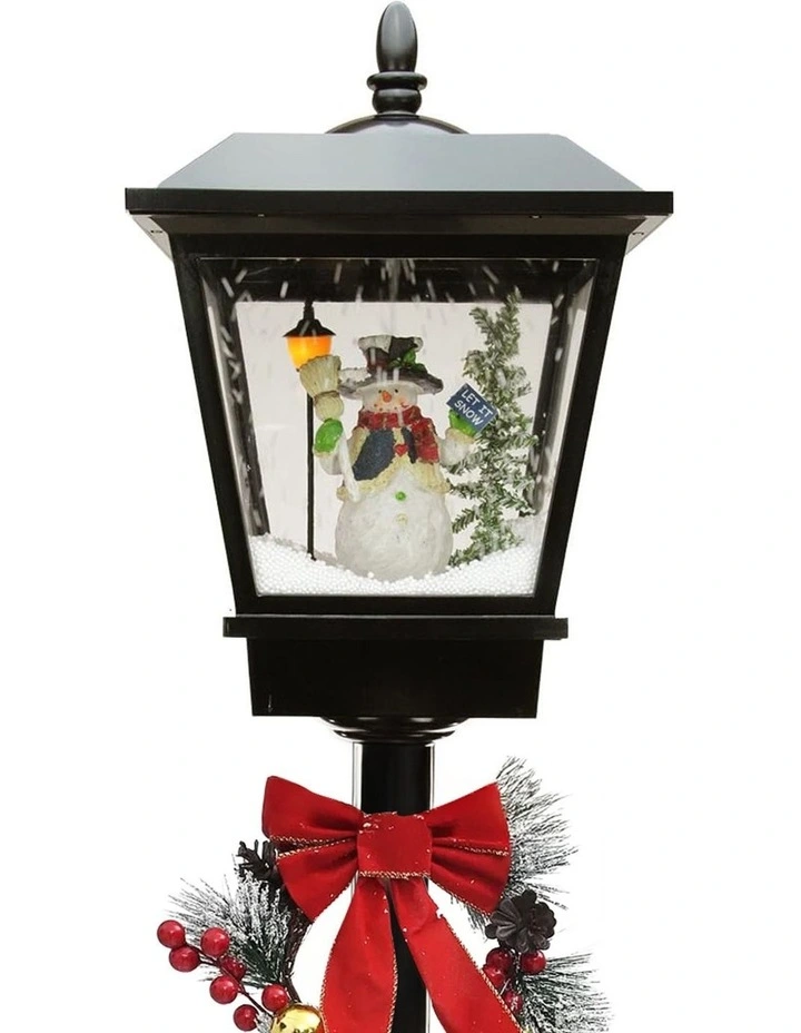 Christabelle 1.8m Christmas Lamp Post Outdoor Display Decoration LED Lights Front Yard Lawn Statue image 2