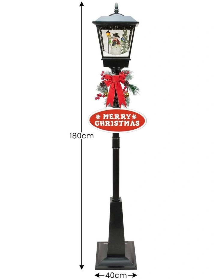 Christabelle 1.8m Christmas Lamp Post Outdoor Display Decoration LED Lights Front Yard Lawn Statue image 3