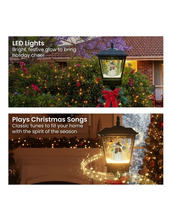 Christabelle 1.8m Christmas Lamp Post Outdoor Display Decoration LED Lights Front Yard Lawn Statue image 6