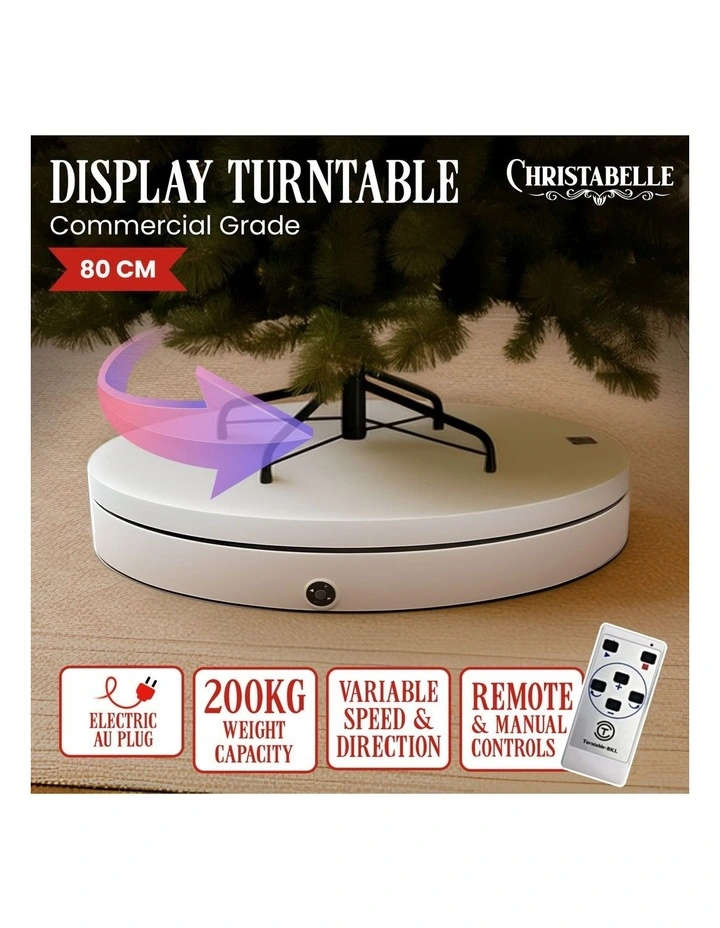 Christabelle 80cm 200kg Commercial Electric Shop Display Rotating Turntable Platform with Power image 4