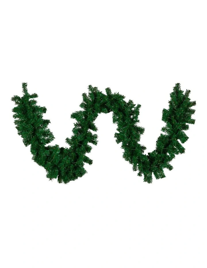 2.7m Christmas Garland with LED Lights Chadwick Tree Decoration Ornament image 2