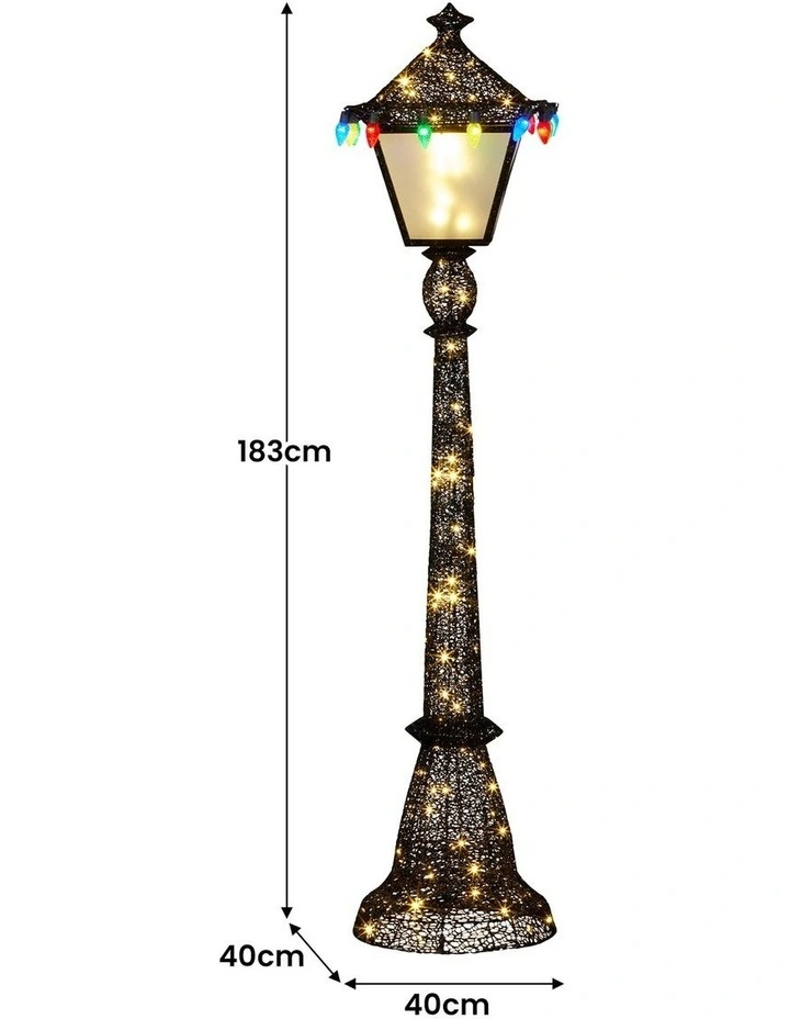Christabelle 1.8m Christmas lamp Post Indoor Outdoor Display Decoration LED Lights Front Yard Lawn image 3