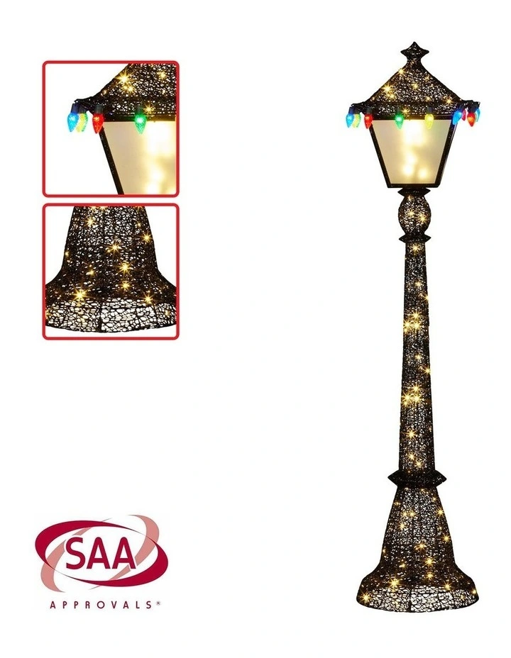 Christabelle 1.8m Christmas lamp Post Indoor Outdoor Display Decoration LED Lights Front Yard Lawn image 4