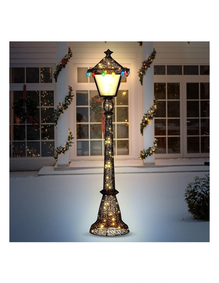 Christabelle 1.8m Christmas lamp Post Indoor Outdoor Display Decoration LED Lights Front Yard Lawn image 6
