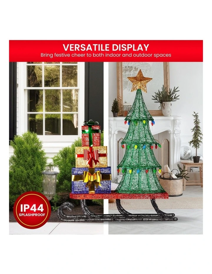 Christabelle Christmas Display Sled with Tree and Presents -  183cm image 6