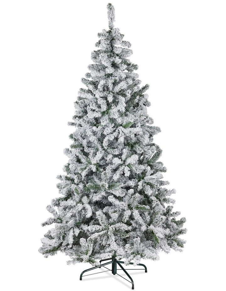 Christabelle 198cm feet Artifificial Christmas Tree - Snowy Emperor image 1