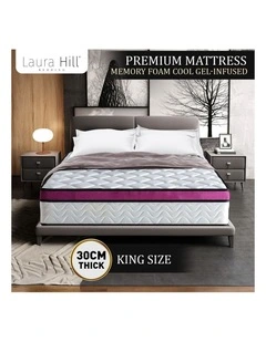 Laura Hill Memory Foam Cool Gel Infused King Mattress