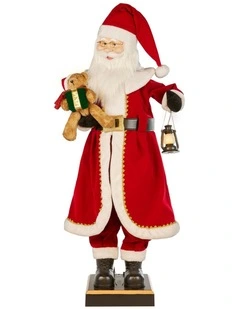 Christabelle Large 1.5m Musical Animated Santa Claus Christmas Decoration with Lantern Ornament