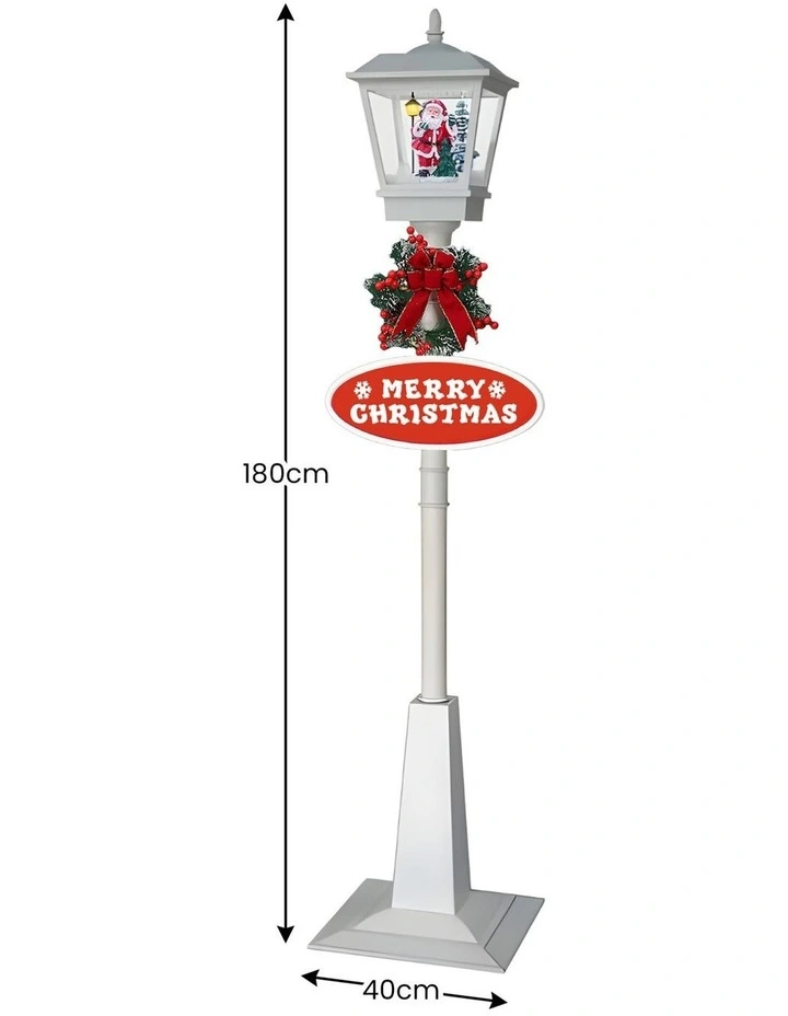 Christabelle 1.8m Christmas Lamp Post Outdoor Display Decoration LED Lights Front Yard Lawn Statue image 3